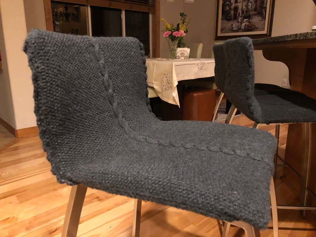 Bar Chair Cover Wool Etsy