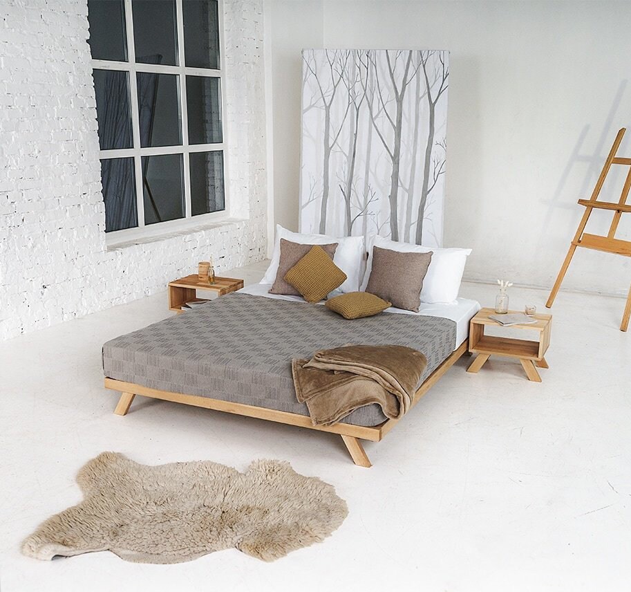 Ikea Black Queen Bed Frame for sale Only 2 left at 65