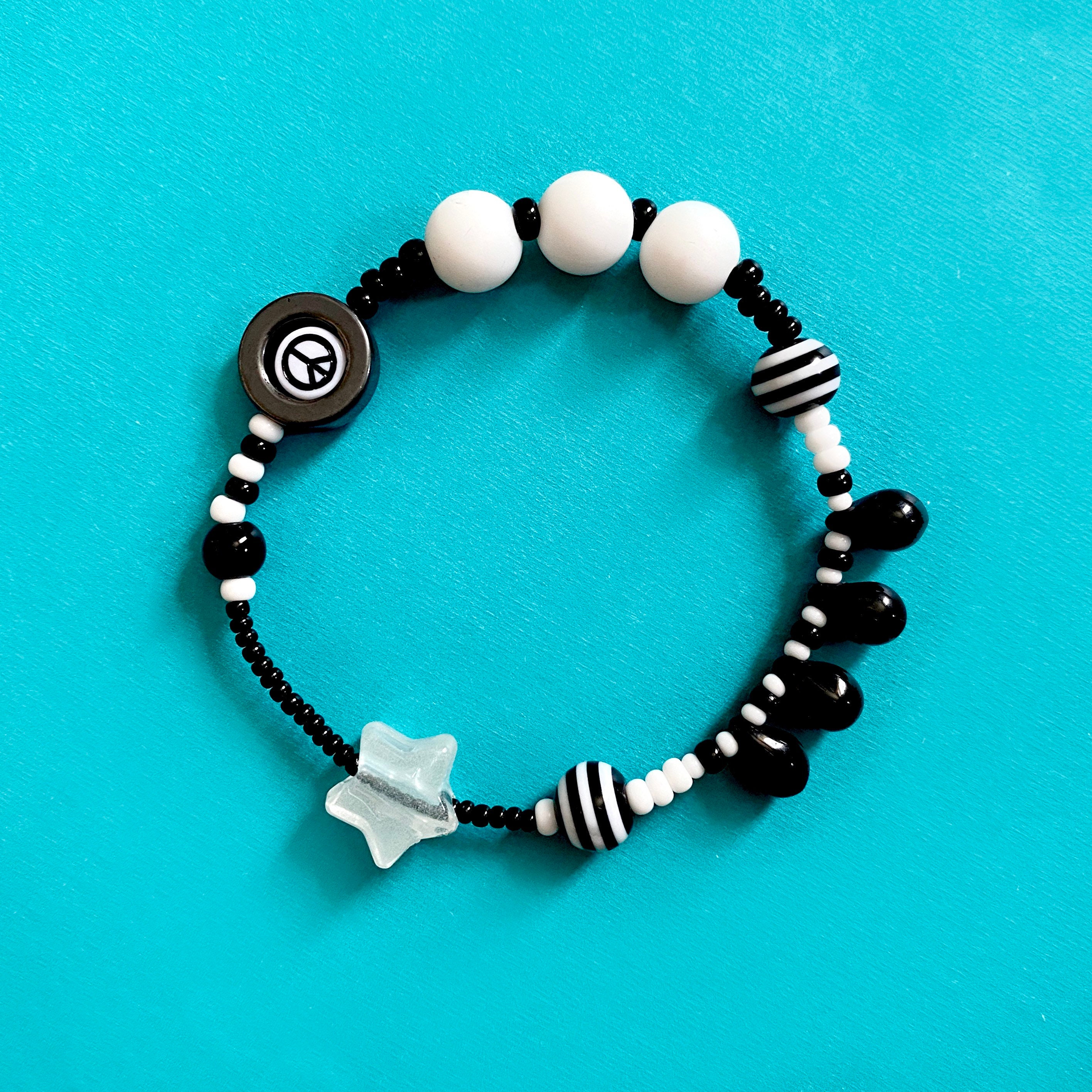 Sensory Fidget Bracelet. Sliding Glow in the Dark Star Etsy
