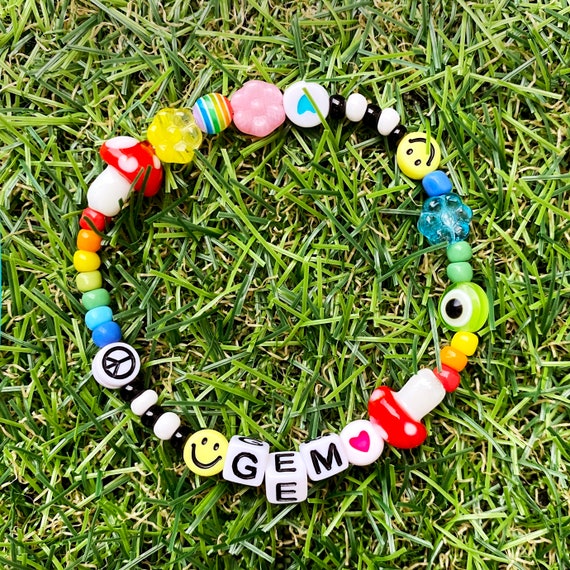 Pack of 2)Touchmi Clay Beads Bracelet for Girls Colorful Boho Beaded  Bracelets Set Y2K Summer