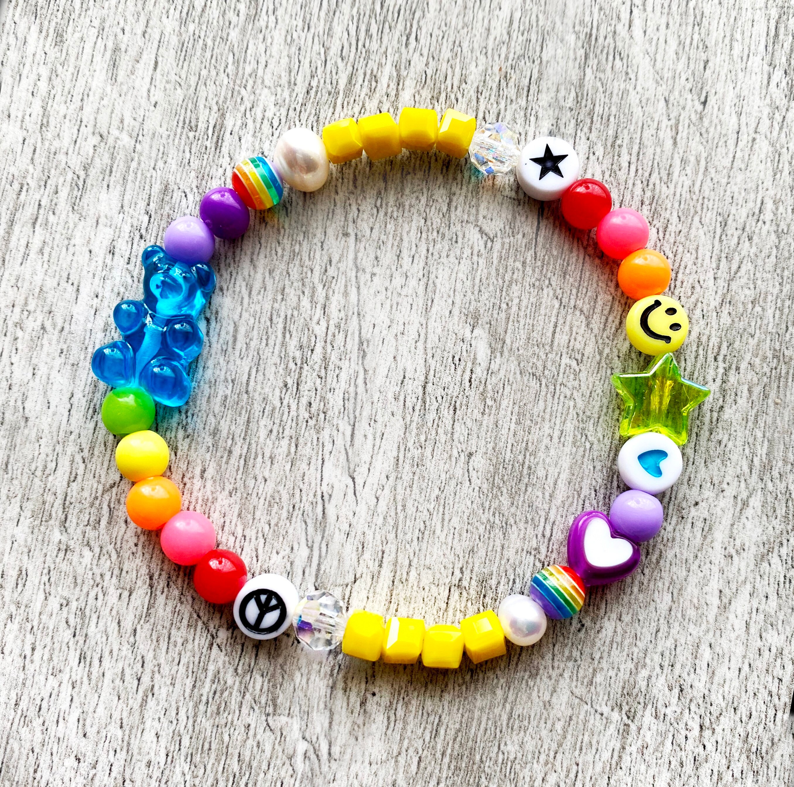 Clear Gummy Bear Bracelet – Beadstein