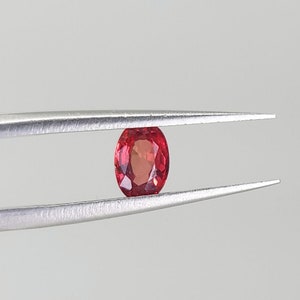 Natural GIA Ruby, Incredible Clarity .65ct Certified Oval Cut Natural Top Quality Ruby, Unique Color and Clarity Ruby