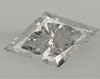 Natural Icy Kite Loose Diamond, .21ct White Brilliant Cut Lozenge Diamond Untreated
