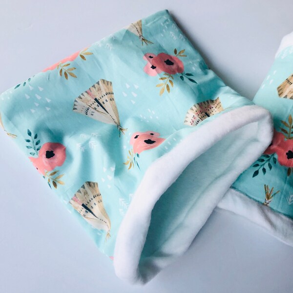 Snuggle Sack/small pet snuggle sack/hedgehog/Guinea Pig/Hamster/rat/sugar glider/bonding pouch/ floral/ tent/pouch