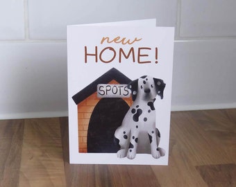 Dalmatian New Home Dog Card
