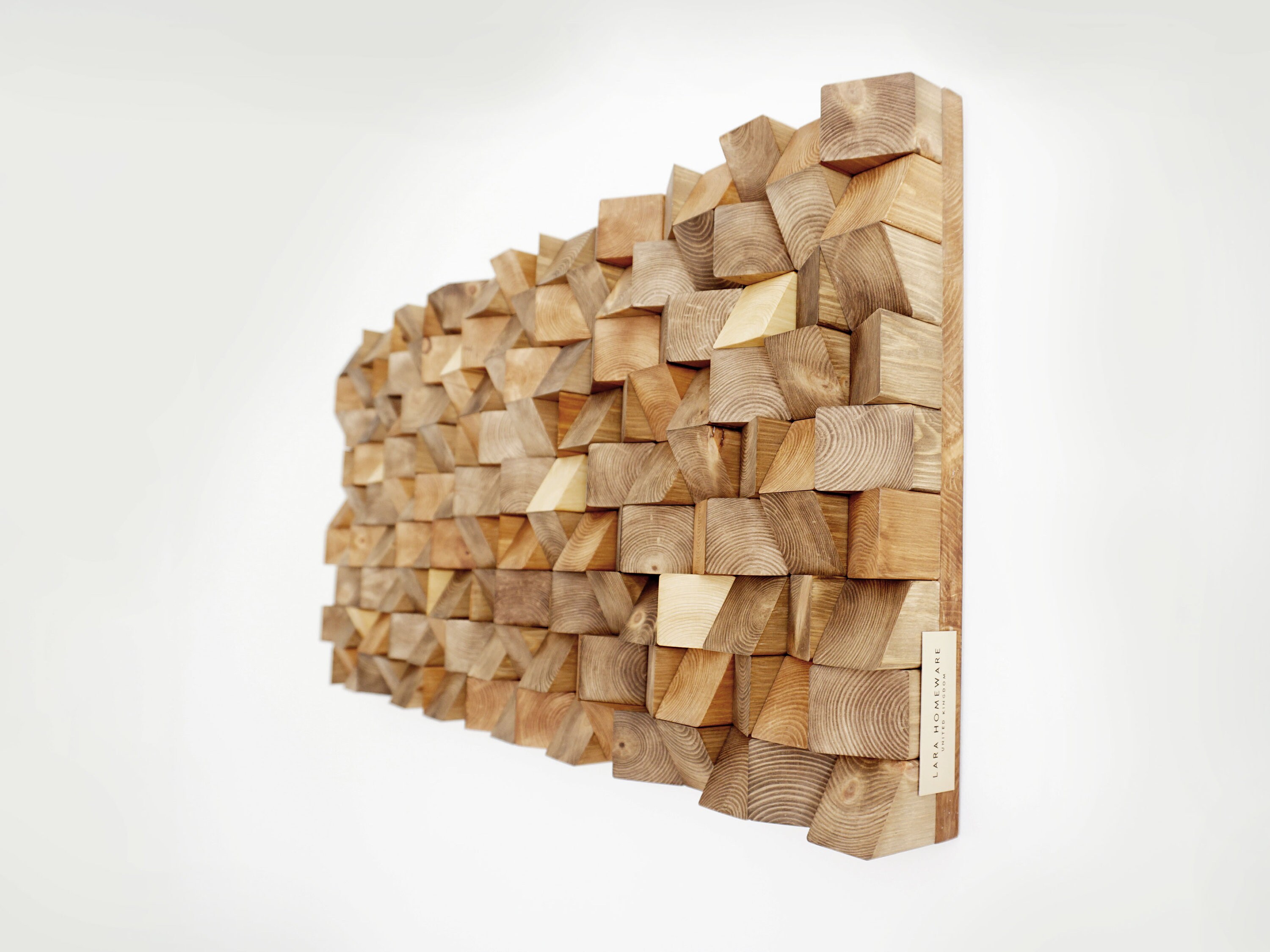 Static Wall Art 3D Wall Art Panel, Modern Wall Art Decor, Wooden Wall Art Mosaic Wall Art for