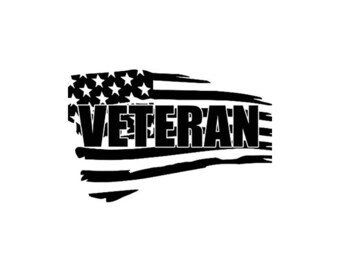Download Veteran flag decal | Etsy
