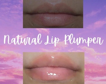 Repulpeur naturel pour les lèvres | Lip Oil repulpant pour les lèvres | brillant à lèvres transparent | Végétalien | Sans cruauté | Biologique | Brillant à lèvres | Brillance naturelle