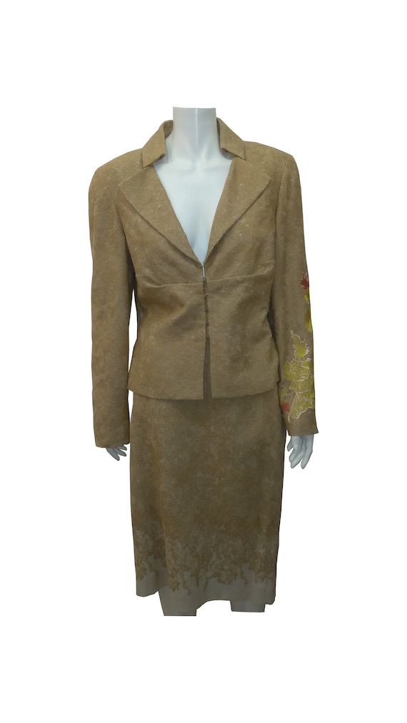 Christian LaCroix Wool Blend Skirt-Suit