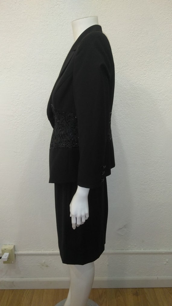 Escada Rayon Long Sleeve Skirt-Suit - image 2