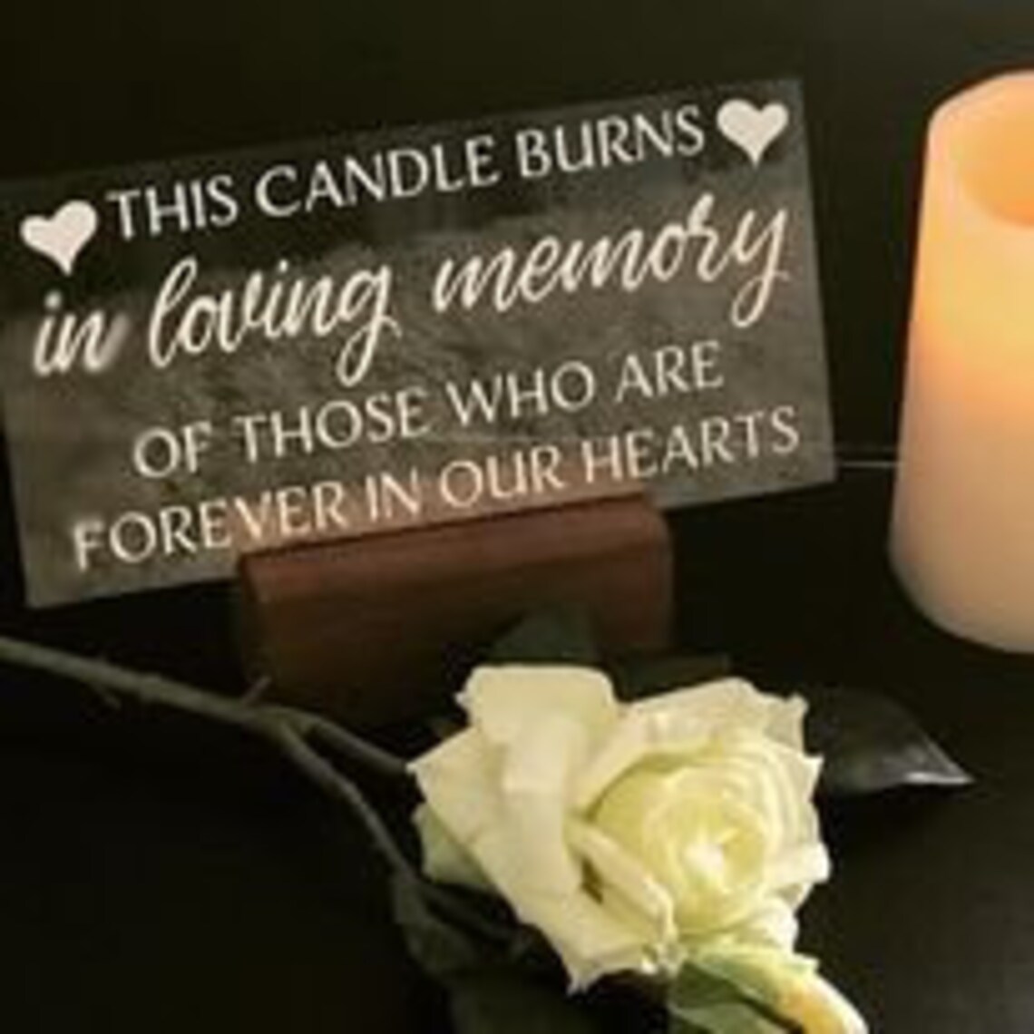 In Loving Memory SVG This Candles Burns in Loving Memory of Etsy