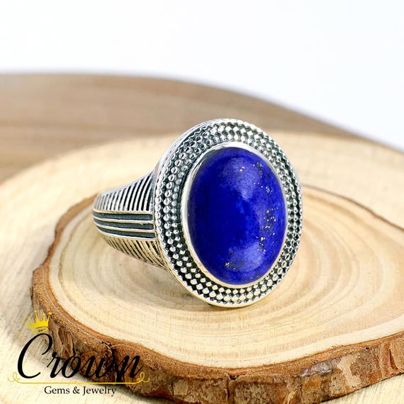 ラピスラズリ　レディース指輪 リング 銀750（18金）中サイズ ラピスラズリ レディース指輪 リング 銀750（18金）中サイズ 楽天市場