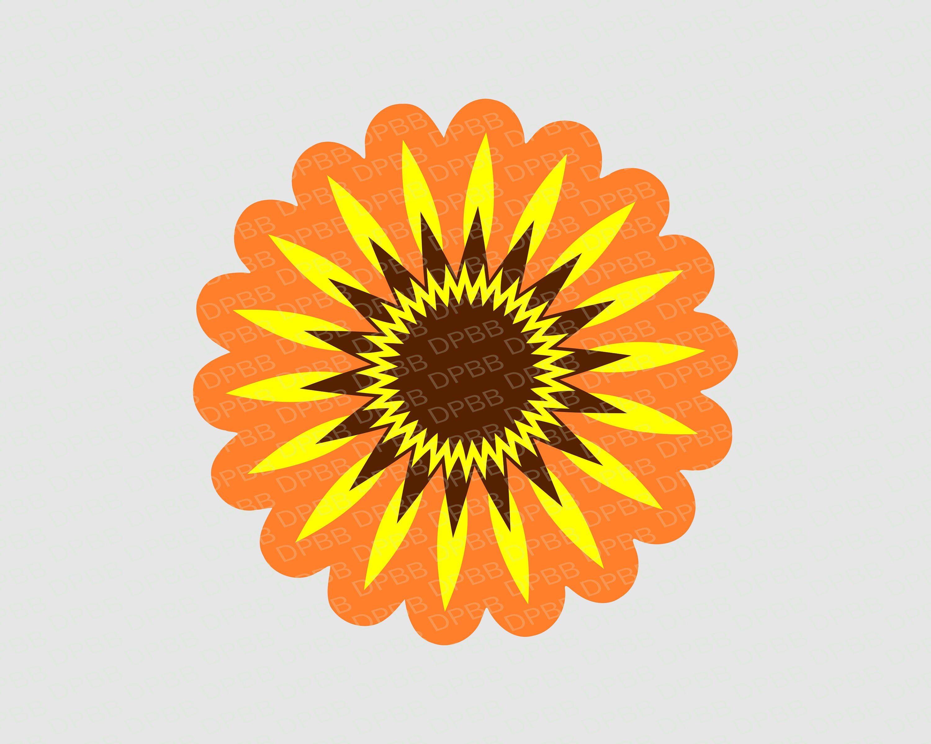 Download Tropical Flower Svg Printable Cricut Design Space Print Then Etsy