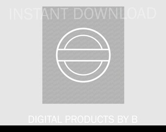Circle Frame SVG, Circle Monogram Frame, 1