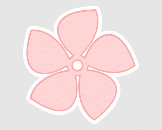Free Free 63 5 Petal Flower Svg SVG PNG EPS DXF File