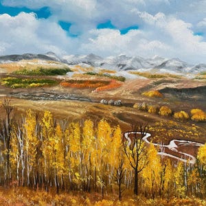 Custom Landscape Painting from Photo, Art Commission, Custom Canvas Painting Wall Art, Nature Painting, Home Painting, Personalized Gifts
