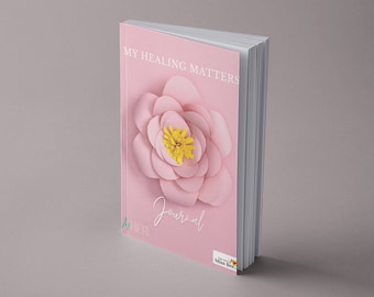 Printable My Healing Matters: 12-Week Weekly Progress Journal|Broke College Student Journals|Blank Space For Your Thoughts & Feeling