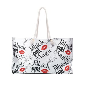 Black Girl Magic Weekender Tasche, Stilvolle Tragetasche für Reisen, Strandtag, Fitnessstudio, Geschenke für Sie, Feiern der schwarzen Kultur