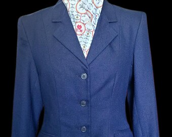 Manteau de chasse gris en laine PYTCHLEY, taille