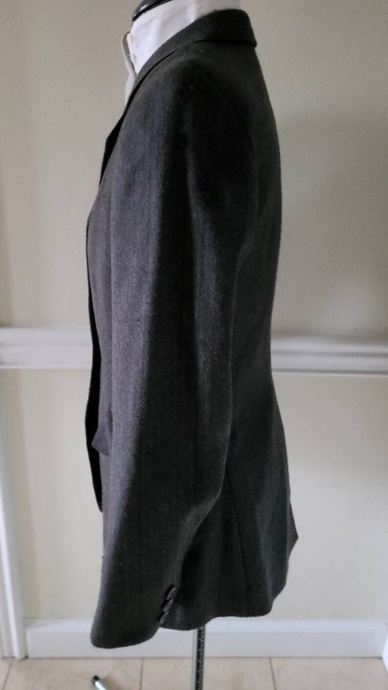 GRAND PRIX Blue Grey Tweed Fox Hunting Jacket Size 12R Etsy