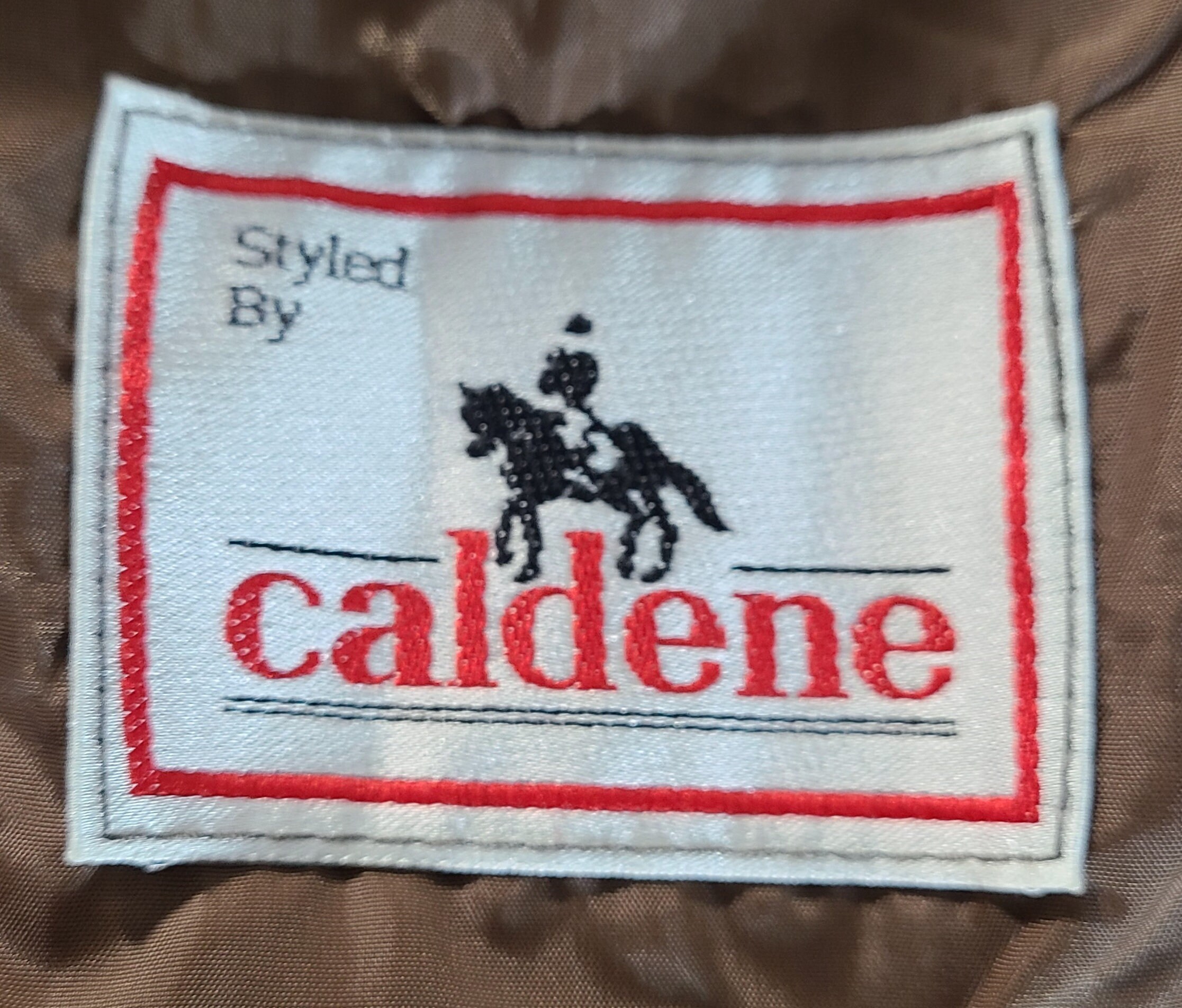 Veste De Chasse Vintage Caldène – Tweed Laine, Taille 38/40 Femme