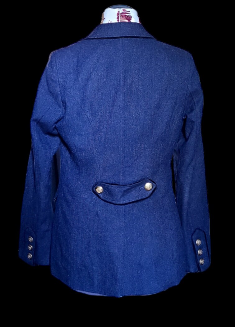 Joules blue tweed clearance jacket