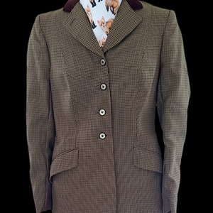 Veste De Chasse Vintage Femme Harry Hall - Tweed, Taille 38, Style Frock/hacking, Occasion Bon état