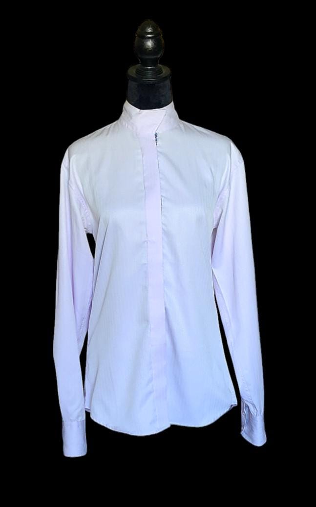 ROYAL HIGHNESS COLLECTION Lavender Textured Huntshirt, Size womans 38
