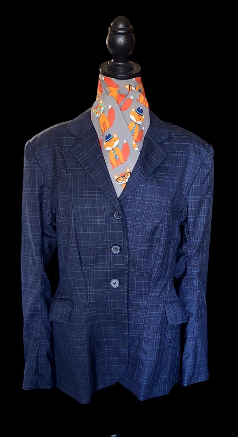 Manteau De Chasse équestre Bleu - Occasion Bon état, Taille à Vérifier