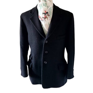 Wool Melton Hunt Coat - Etsy