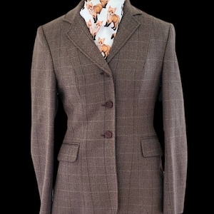 Barbour Tweed Jacket Women - Etsy
