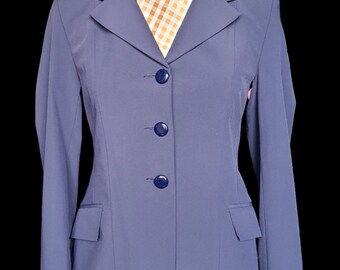 HUNTLEY Chaqueta de caza Softshell azul marino, talla juvenil 10R, ¡lavable!