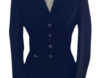 Abrigo de doma Diana negro de PIKEUR, talla de mujer: 36 en Alemania, 10 en EE. UU.
