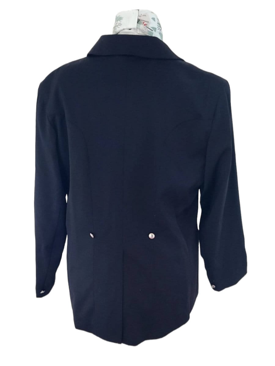 Veste de chasse bordeaux en laine - Manteau d'équitation britannique