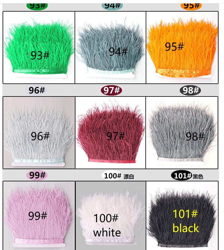 1 Yard Royal Blue Ostrich Feather Trim Fringe 34inch Wide 55 Etsy