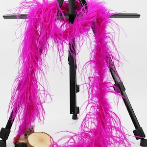 20 colors hot pink ostrich Feather Boa 2 ply for wedding Dancing dress Crafting halloween custom supply
