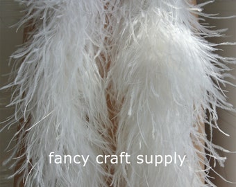 12 colors white OSTRICH Feather Boa 10 ply Dancing dress Wedding Crafting halloween custom supply