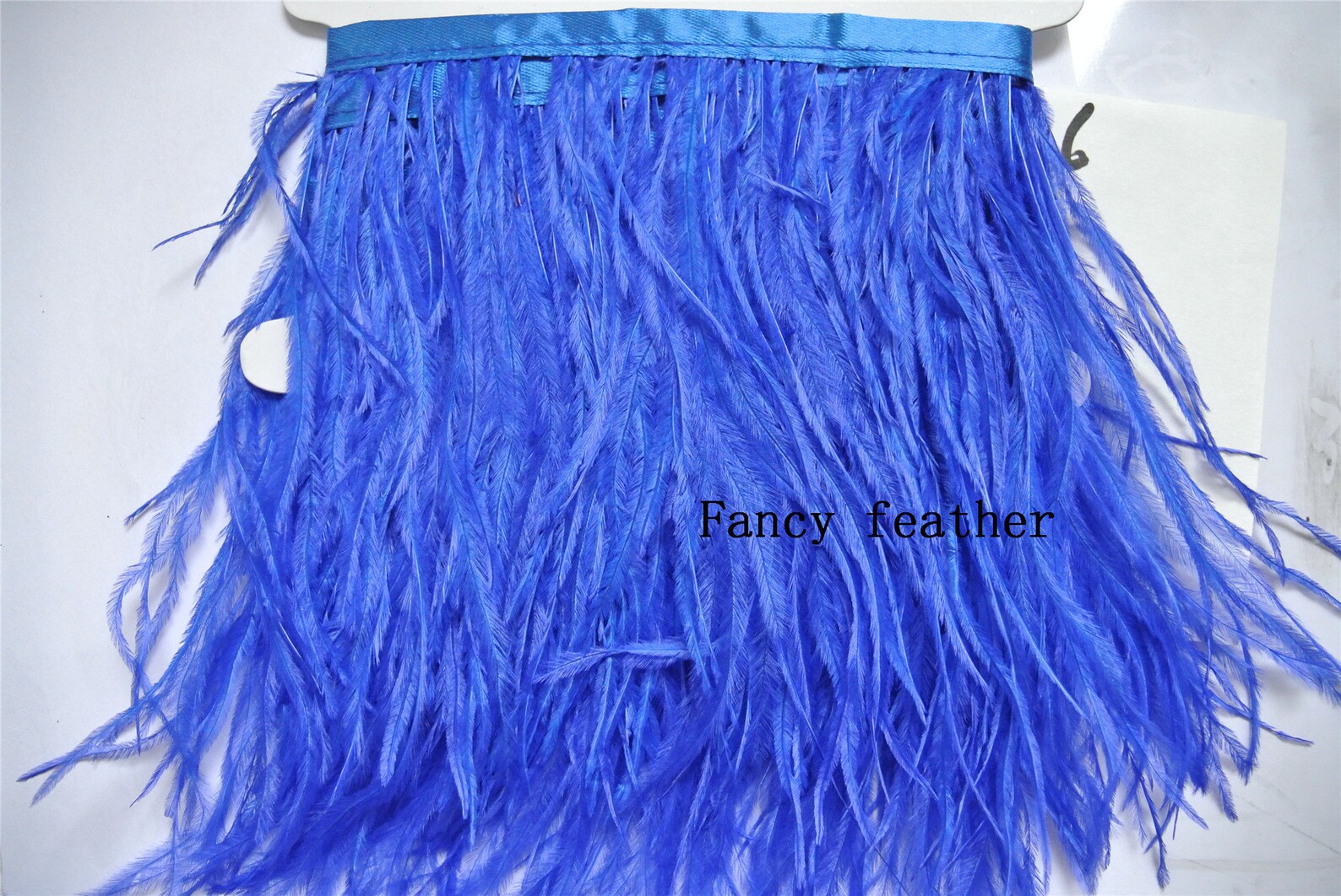 Royal Blue Ostrich Feather Trimming Fringe Ostrich Feather - Etsy