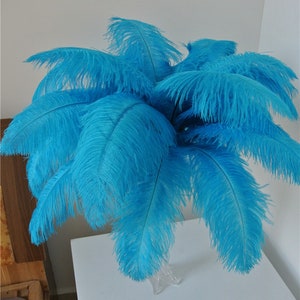 turquoise ostrich feather ostrich plume 50 pcs for wedding party centerpiece wedding decor craft party custome supply
