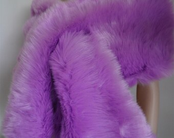 light purple faux fur bridal wrap Fur Wrap Bridal Faux Fur Stole bridal Fur Shawl Cape wedding faux fur wrap shrug
