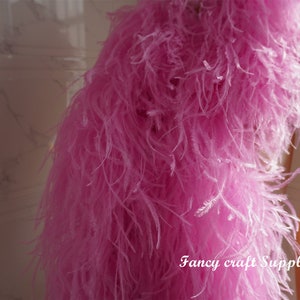 22 colors bright pink OSTRICH Feather Boa 20 ply Dancing dress Wedding Crafting halloween custom supply