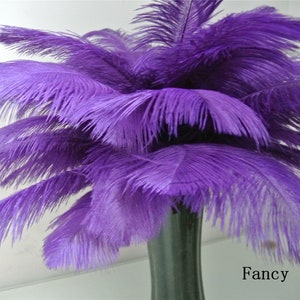 purple ostrich feather ostrich plume 100 pcs for wedding party centerpiece wedding decor craft party custome supply