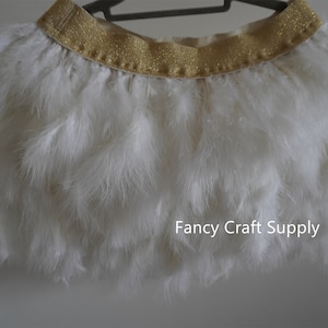 white turkey feather skirt Feathered skirt fashion Halloween Costume