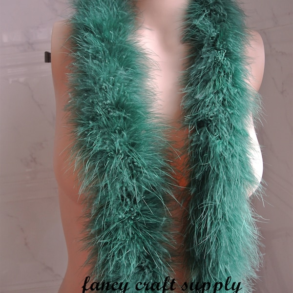 dark green turkey marabou Feather Boa 40g 12 colors Dancing dress Wedding Crafting halloween custom supply