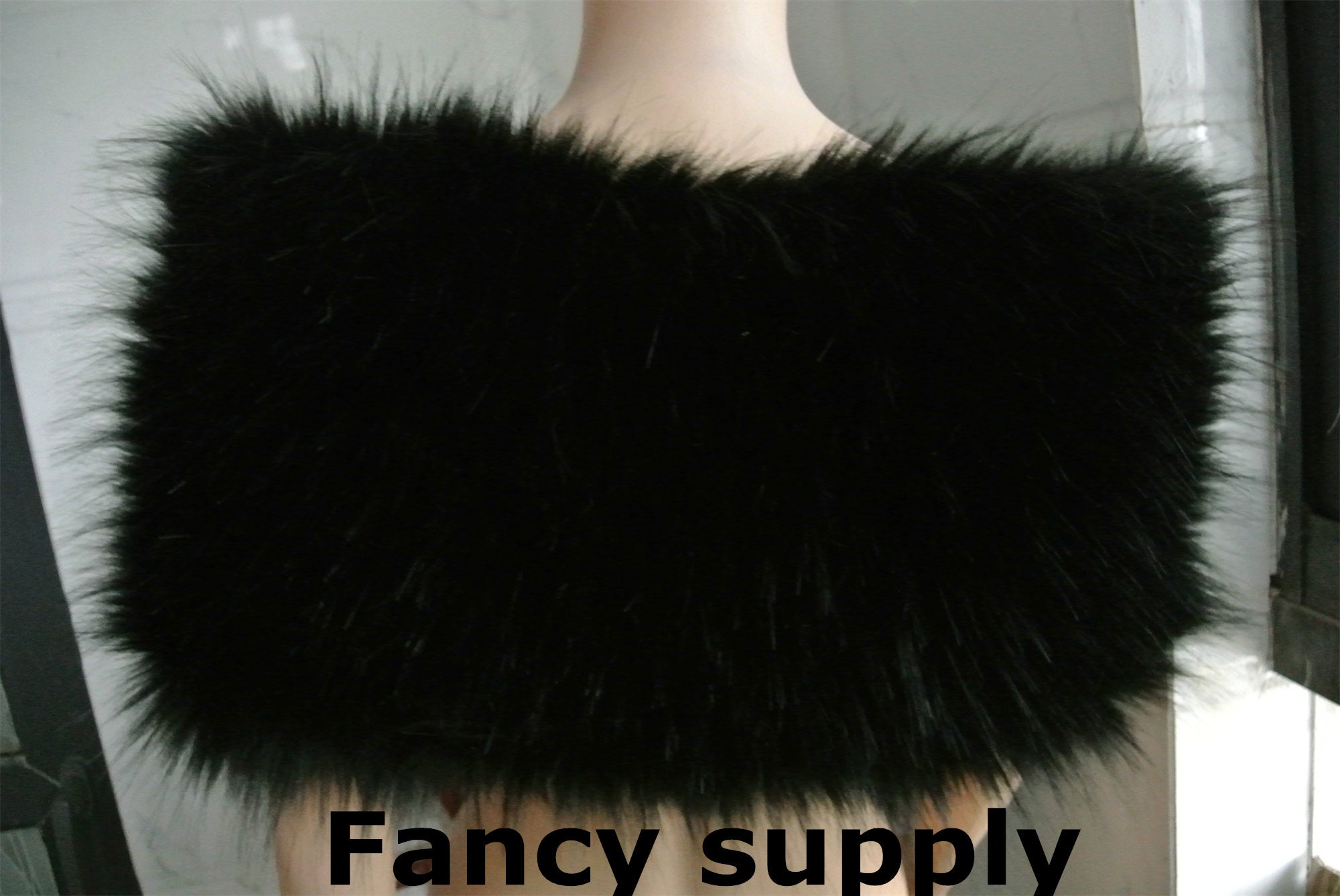 Black Faux Fur Bridal Wrap Fur Wrap Bridal Faux Fur Stole - Etsy