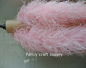 30 colors light pink OSTRICH Feather Boa 12 ply Dancing dress Wedding Crafting halloween custom supply
