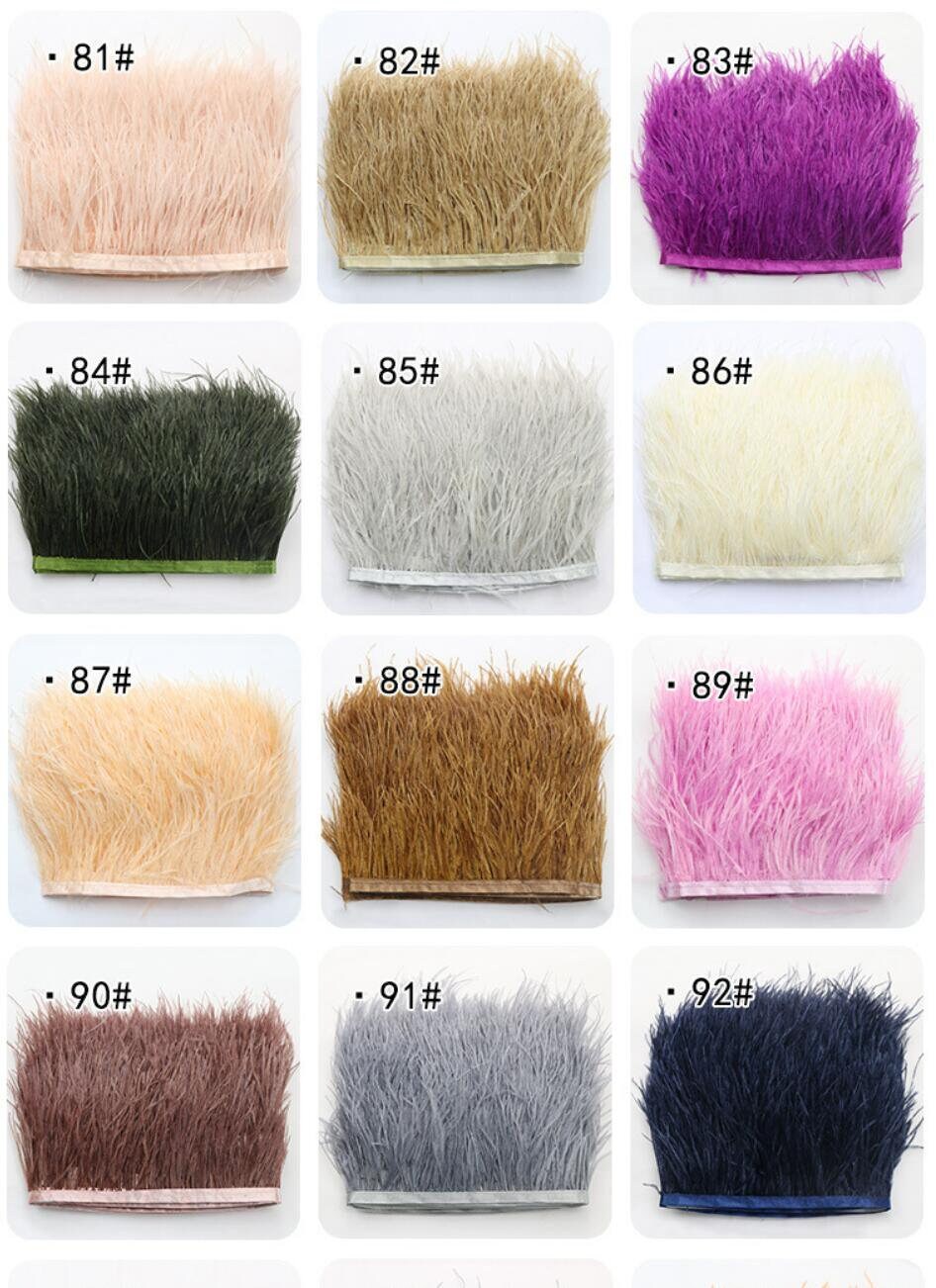 1 Yard Royal Blue Ostrich Feather Trim Fringe 34inch Wide 55 Etsy