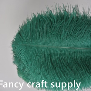 deep green emerald GREEN ostrich feather 50 pcs for wedding party centerpiece decor craft supply