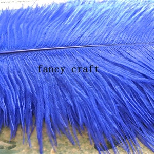 royal blue ostrich feather 50 pcs for wedding party centerpiece wedding decor craft supply party supply