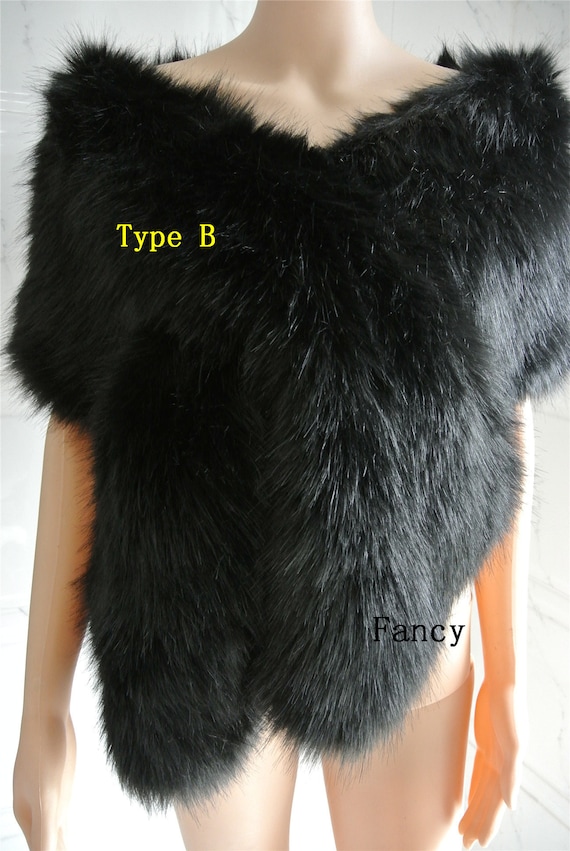 etsy faux fur wrap